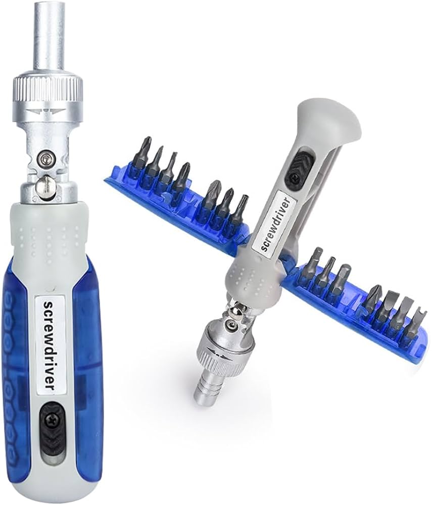 JUEGO DE DESTORNILLADORES DE TRINQUETE MAGNÉTICOS 14 EN 1