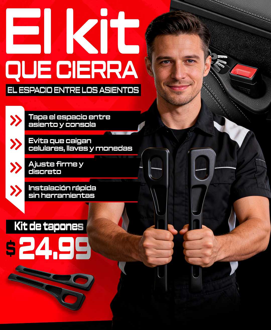 Kit de Tapones para asientos