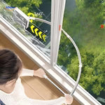 Escobilla de doble cara para ventanas altas