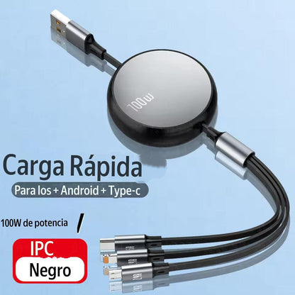 Cable 100W 3 en 1 + Holder  magnetic CT-111