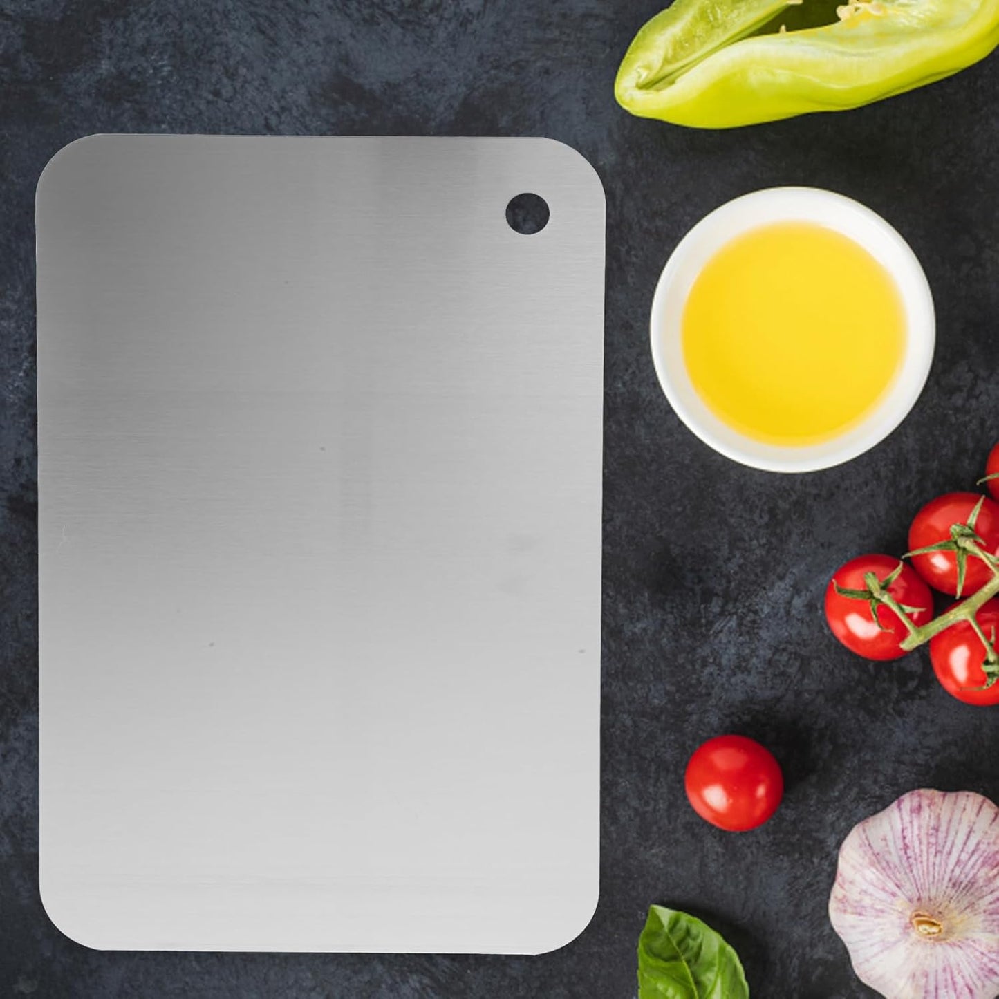 TABLA DE CORTAR DE ACERO INOXIDABLE PARA COCINA