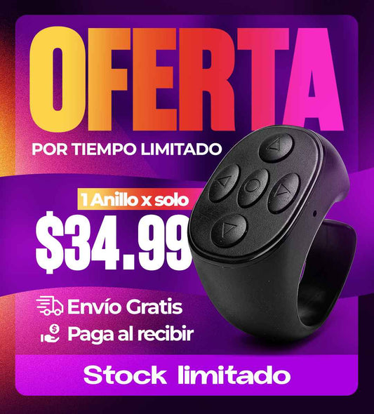 Anillo de Control Remoto con Bluetooth