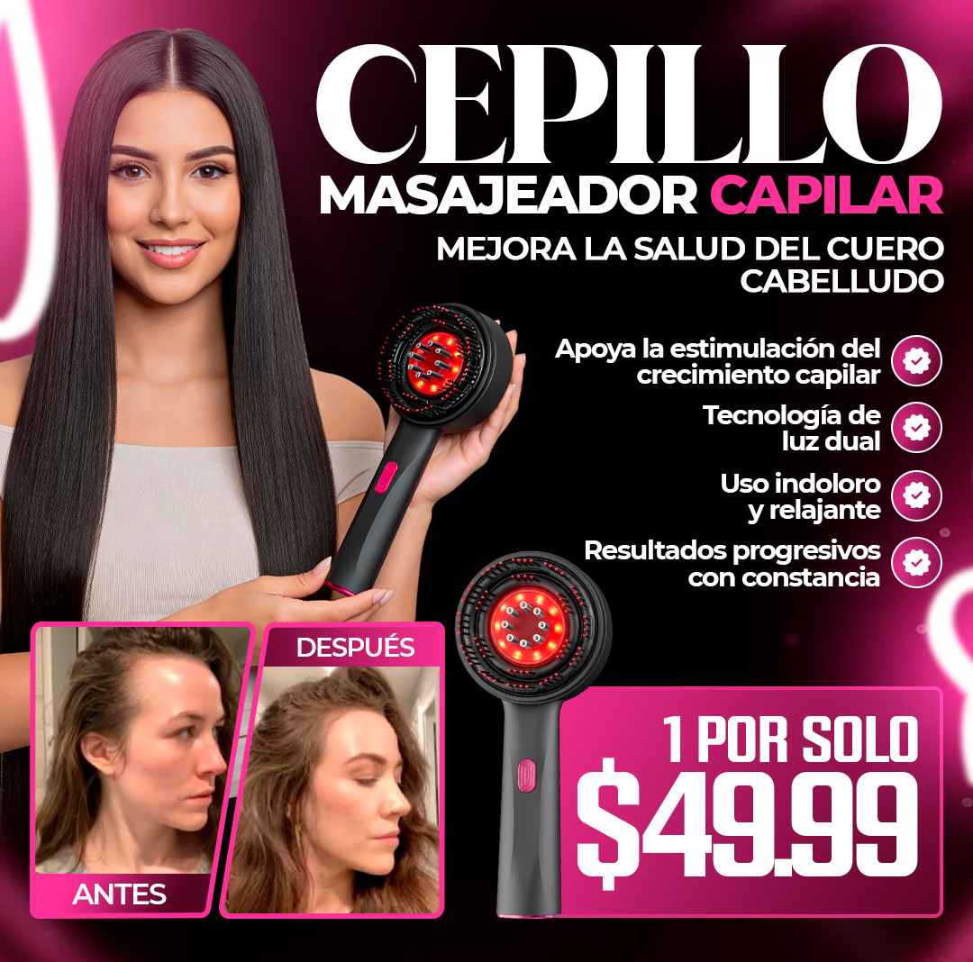 Cepillo Masajeador Capilar