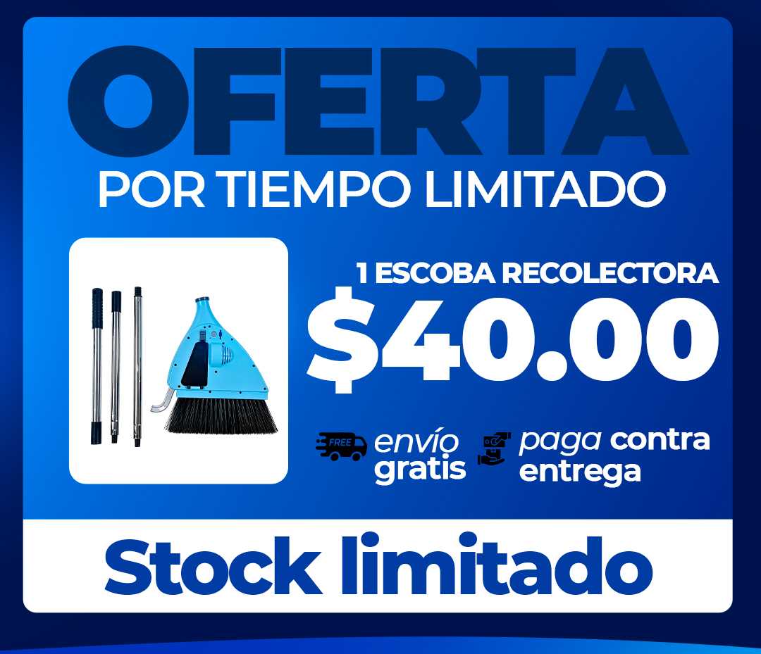 Escoba de Succionadora (Barre sin esfuerzo)