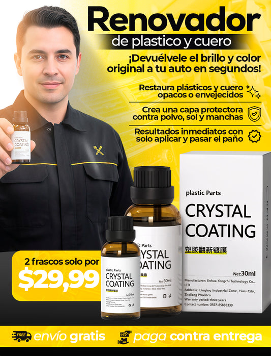 Renovador de Plastico y Cuero de interiores 2x1
