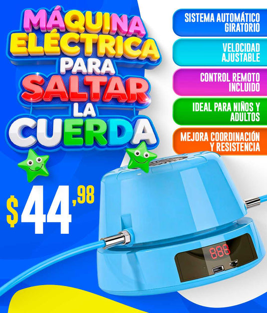 MÁQUINA ELÉCTRICA PARA SALTAR LA CUERDA