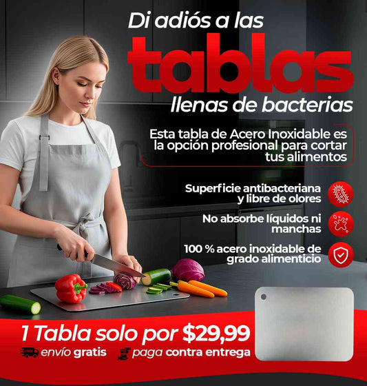 Tabla de cortar material de Acero inoxidable para cocina